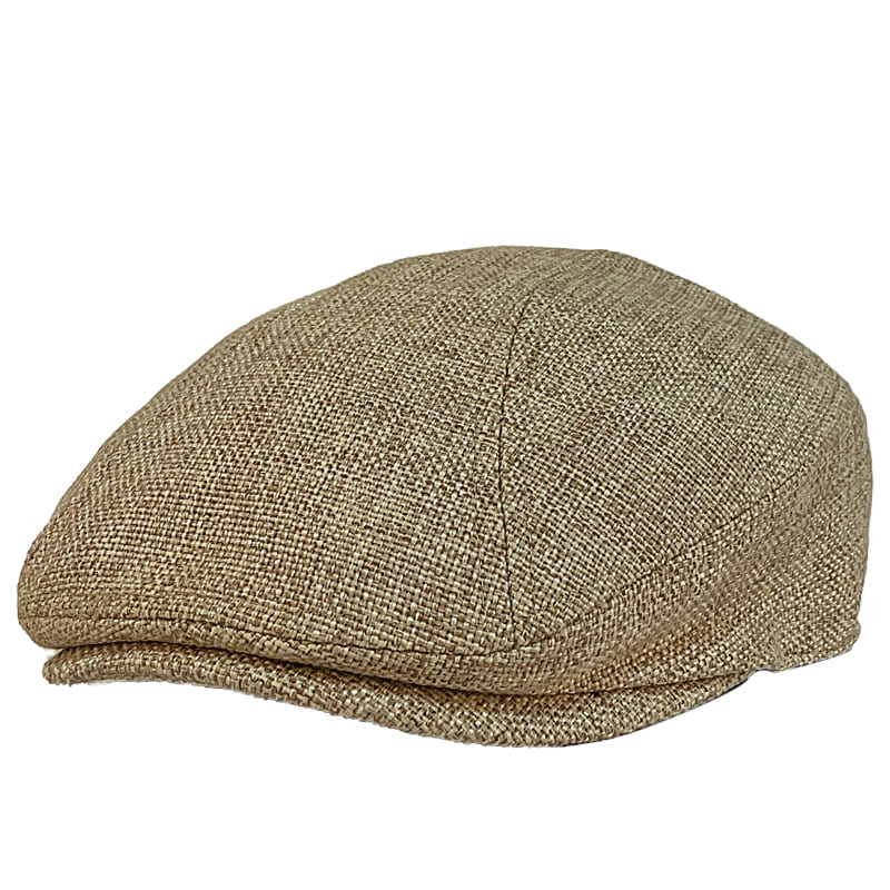 Verona Linen Flat Cap – Breathable Lightweight Summer Classic Cap