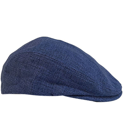 Verona Linen Flat Cap – Breathable Lightweight Summer Classic Cap