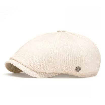 Villeneuve Summer Newsboy Cap - Lightweight Classic Cap For Warm Weather And Casual Looks
