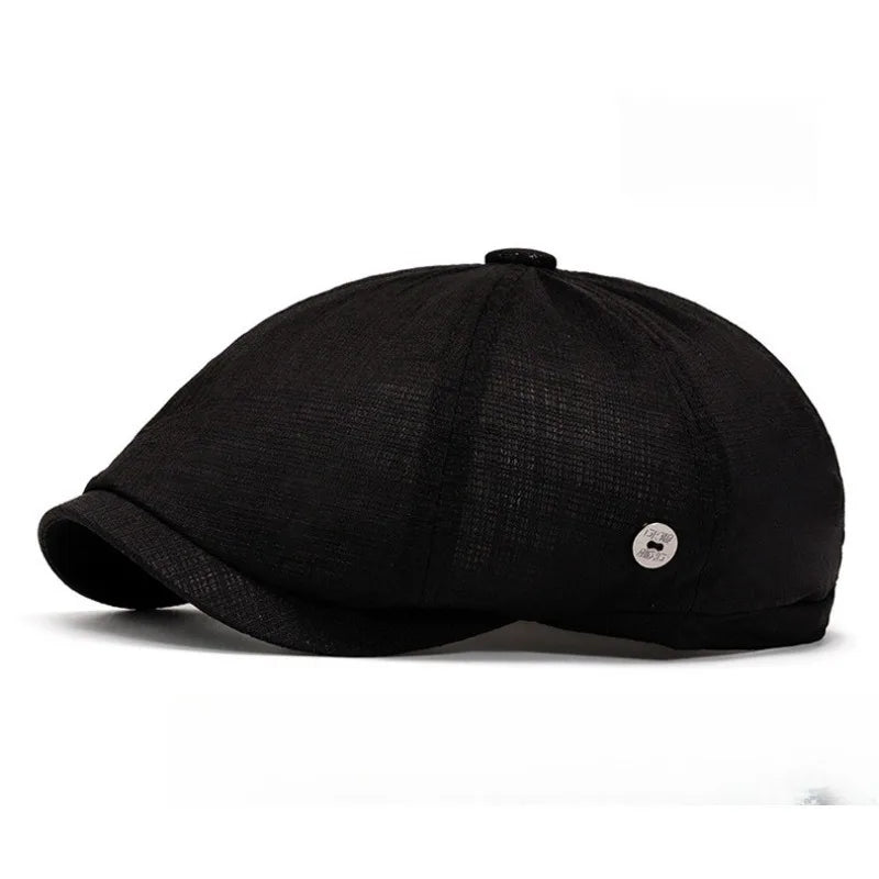 Villeneuve Summer Newsboy Cap - Lightweight Classic Cap For Warm Weather And Casual Looks