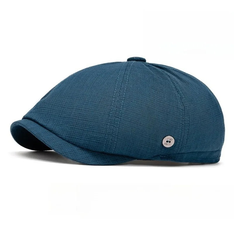 Villeneuve Summer Newsboy Cap - Lightweight Classic Cap For Warm Weather And Casual Looks