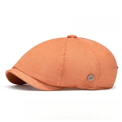 Villeneuve Summer Newsboy Cap - Lightweight Classic Cap For Warm Weather And Casual Looks