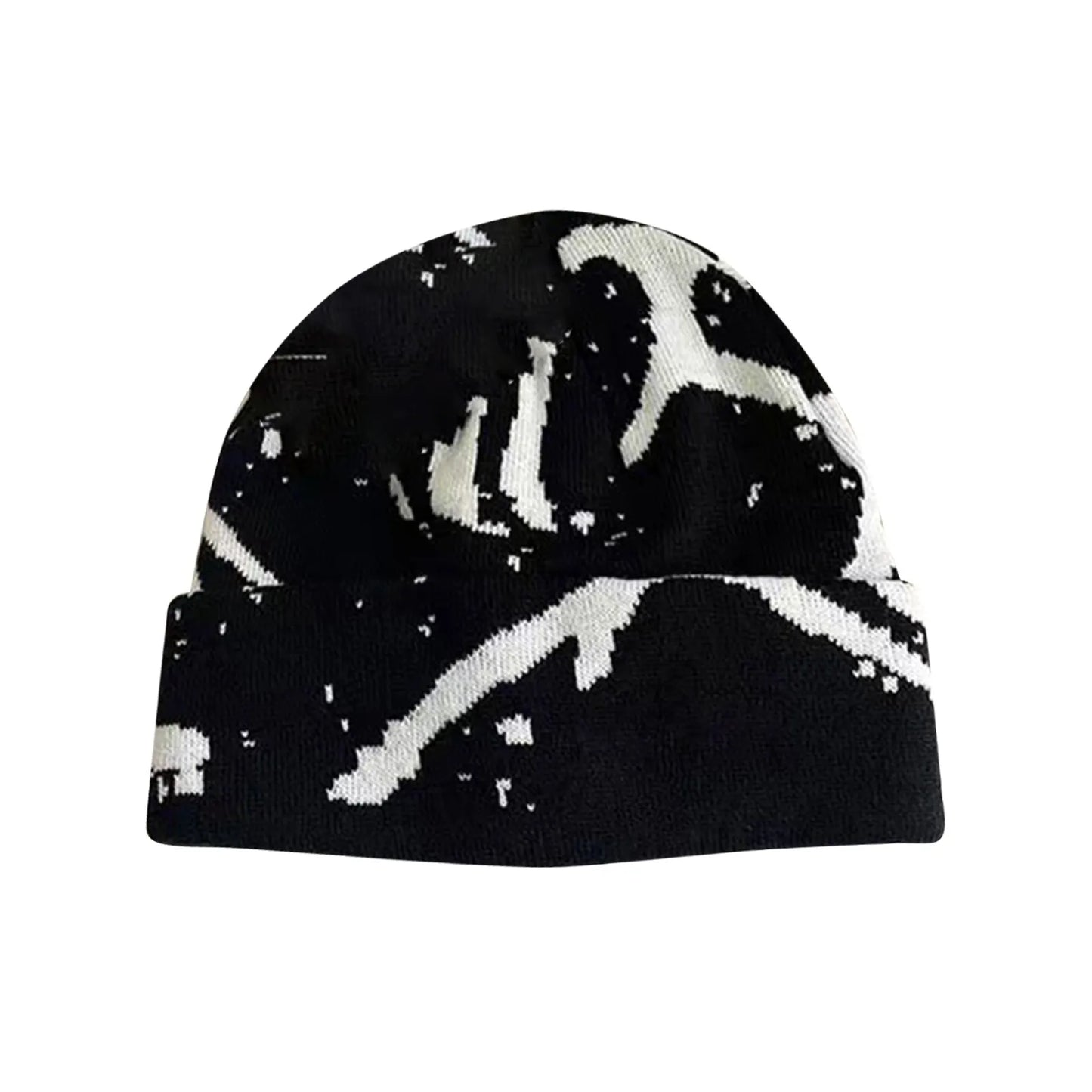Vortex Winter Abstract Beanie - Warm, Versatile Winter Beanie With An Abstract Pattern