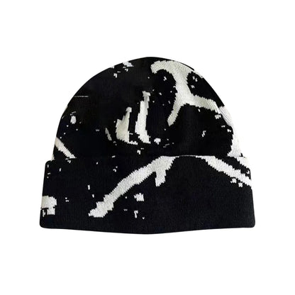 Vortex Winter Abstract Beanie - Warm, Versatile Winter Beanie With An Abstract Pattern