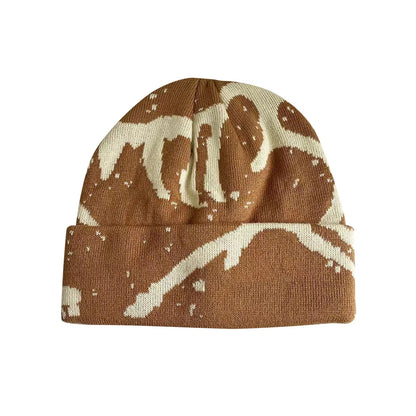 Vortex Winter Abstract Beanie - Warm, Versatile Winter Beanie With An Abstract Pattern