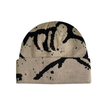 Vortex Winter Abstract Beanie - Warm, Versatile Winter Beanie With An Abstract Pattern