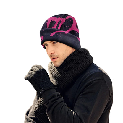 Vortex Winter Abstract Beanie - Warm, Versatile Winter Beanie With An Abstract Pattern