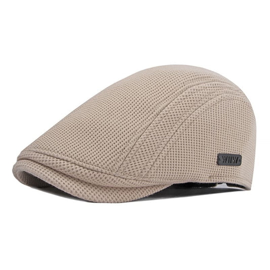 WIIW Cotton Flat Cap - Timeless Cotton Flat Cap With Classic Shape For Any Occasion