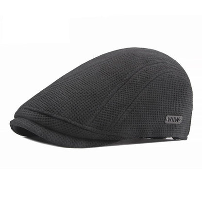 WIIW Cotton Flat Cap - Timeless Cotton Flat Cap With Classic Shape For Any Occasion