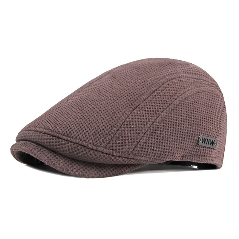 WIIW Cotton Flat Cap - Timeless Cotton Flat Cap With Classic Shape For Any Occasion