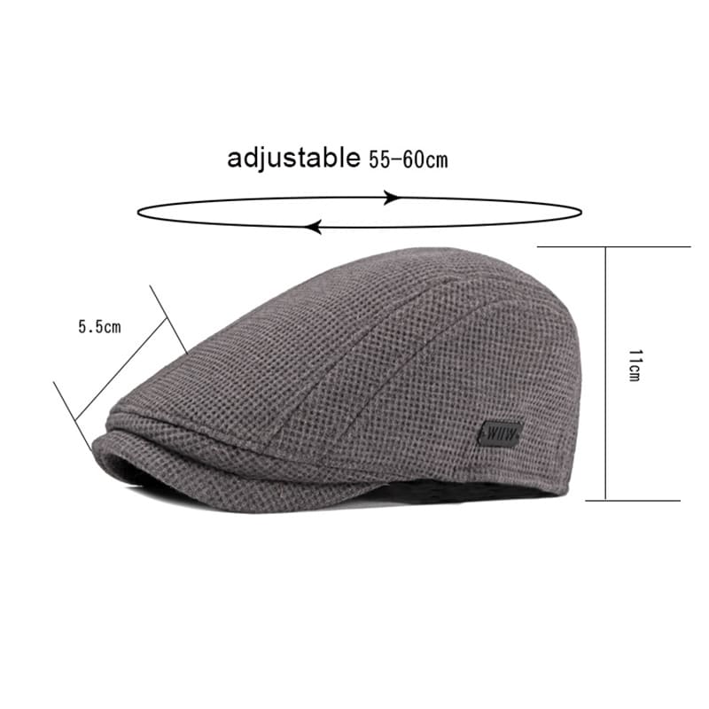WIIW Cotton Flat Cap - Timeless Cotton Flat Cap With Classic Shape For Any Occasion