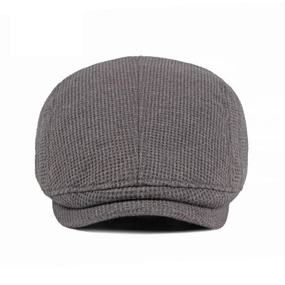 WIIW Cotton Flat Cap - Timeless Cotton Flat Cap With Classic Shape For Any Occasion