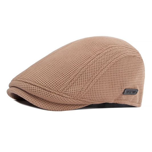 WIIW Cotton Flat Cap - Timeless Cotton Flat Cap With Classic Shape For Any Occasion