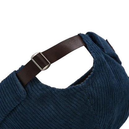 W&W Corduroy Docker Cap – Adjustable Brimless Fisherman Hat
