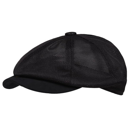 Warren Mesh Newsboy Cap - Classic Newsboy Style With Breathable Mesh For All Day Comfort