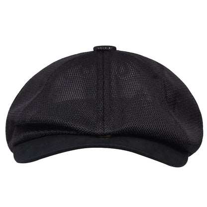 Warren Mesh Newsboy Cap - Classic Newsboy Style With Breathable Mesh For All Day Comfort