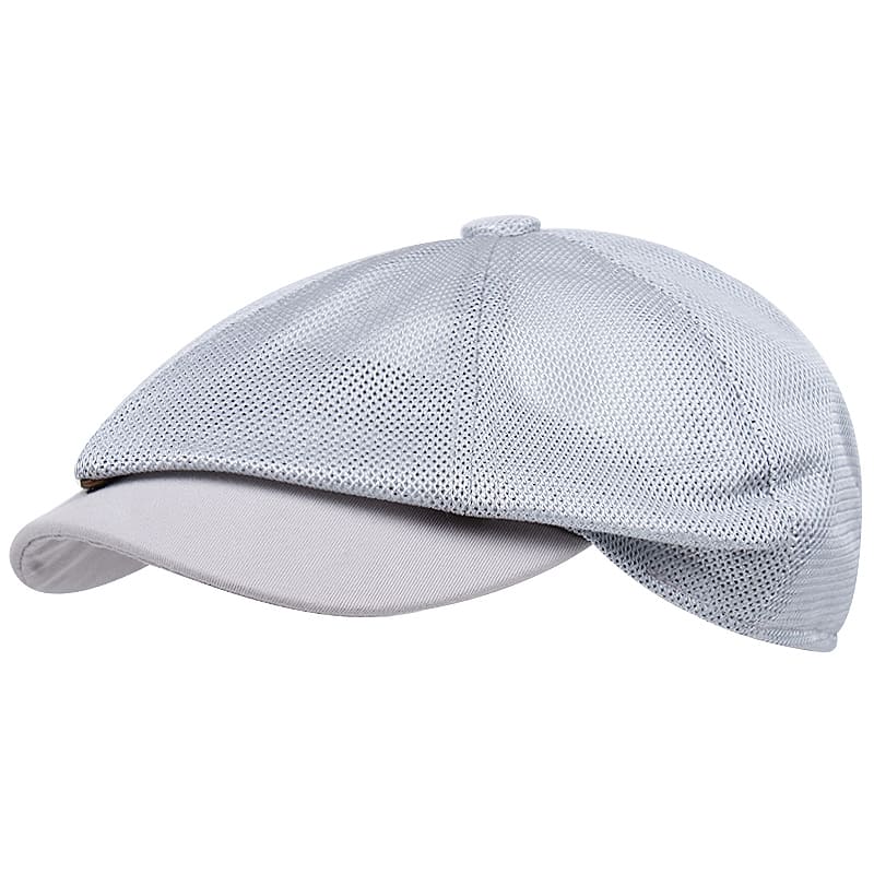 Warren Mesh Newsboy Cap - Classic Newsboy Style With Breathable Mesh For All Day Comfort