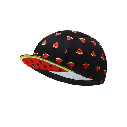 Watermelon Fresh Fruit Cycling Cap Lightweight Acrylic Breathable For Rides