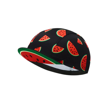 Watermelon Fresh Fruit Cycling Cap Lightweight Acrylic Breathable For Rides