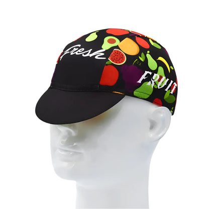 Watermelon Fresh Fruit Cycling Cap Lightweight Acrylic Breathable For Rides