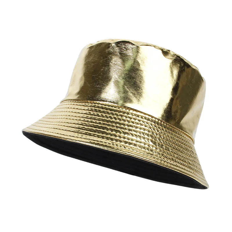 Reversible Leather Bucket Hat – Waterproof Adjustable Hat