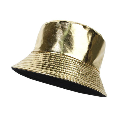 Reversible Leather Bucket Hat – Waterproof Adjustable Hat