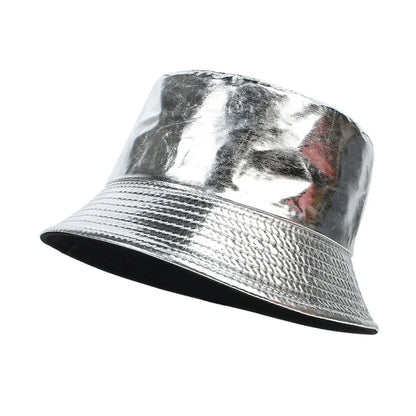 Reversible Leather Bucket Hat – Waterproof Adjustable Hat