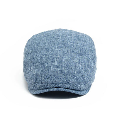Whistler Linen Flat Cap – Lightweight Adjustable Driver Hat