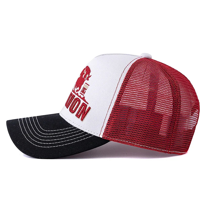 Wild Buffalo Station Trucker Cap - Timeless Trucker Style For Casual Use And Day Comfort