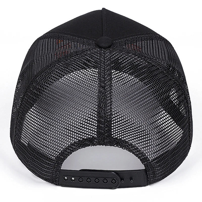 Wild Ones Station 1865 Trucker Cap - Embroidered Logo Casual Trucker Cap With Mesh Panels