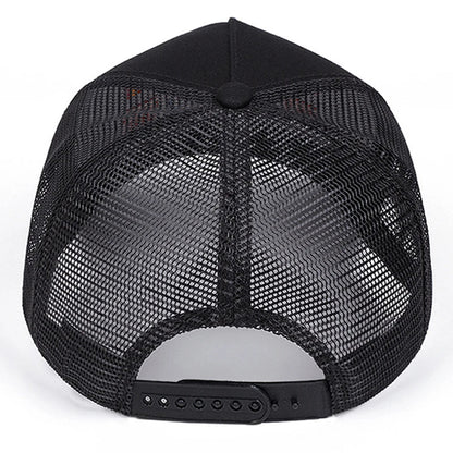 Wild Ones Station 1865 Trucker Cap - Embroidered Logo Casual Trucker Cap With Mesh Panels