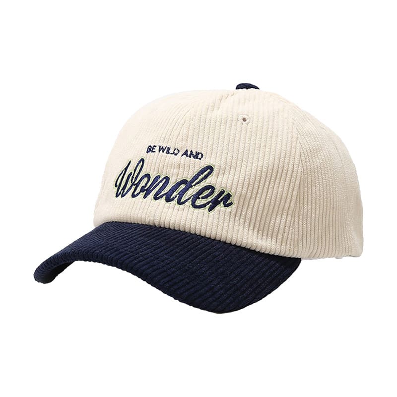 Wild & Wonder Corduroy Baseball Cap - Casual Corduroy Hat For Relaxed Looks And Charm