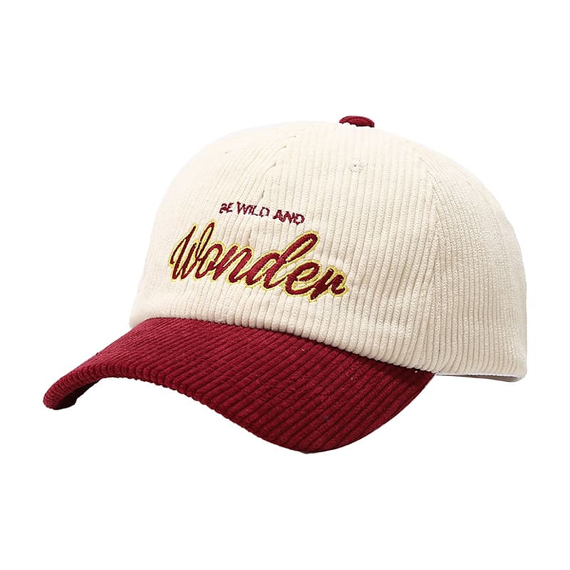 Wild & Wonder Corduroy Baseball Cap - Casual Corduroy Hat For Relaxed Looks And Charm