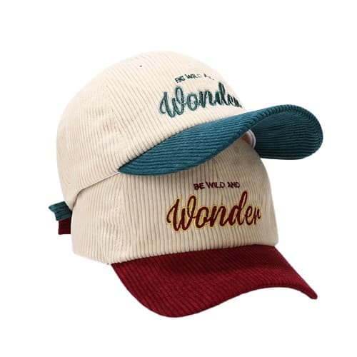 Wild & Wonder Corduroy Baseball Cap - Casual Corduroy Hat For Relaxed Looks And Charm