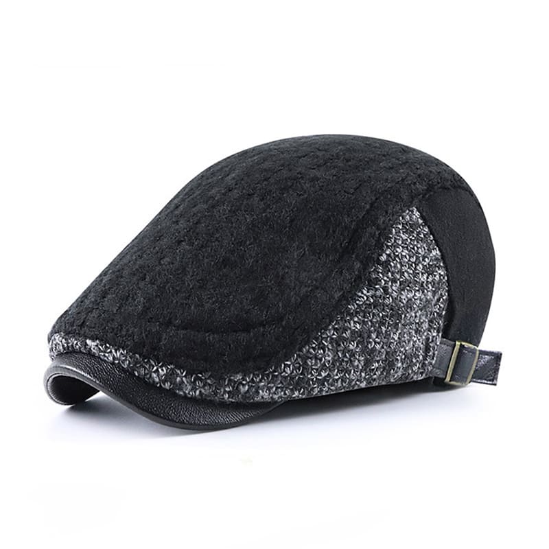 Winnipeg Winter Patchwork Cotton Flat Cap - Timeless Patchwork Cotton Flat Cap For Winter