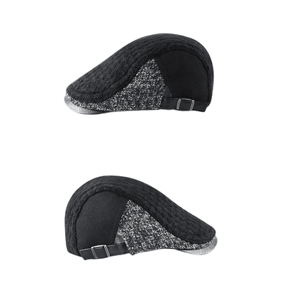 Winnipeg Winter Patchwork Cotton Flat Cap - Timeless Patchwork Cotton Flat Cap For Winter