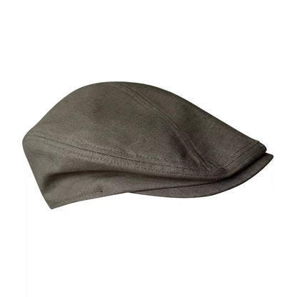 Winston Army Green Linen Flat Cap - Lightweight And Versatile Cap For Casual Style