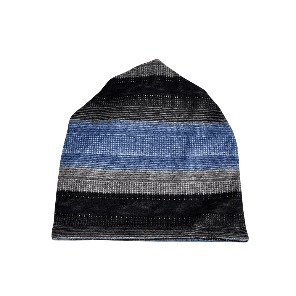 Winter Velvet Lining Striped Beanie Classic Stylish Accessory - Urban Caps