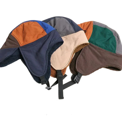 Winter Fur Waterproof Earflaps 5 Panels Cap For Cold Weather - Urban Caps