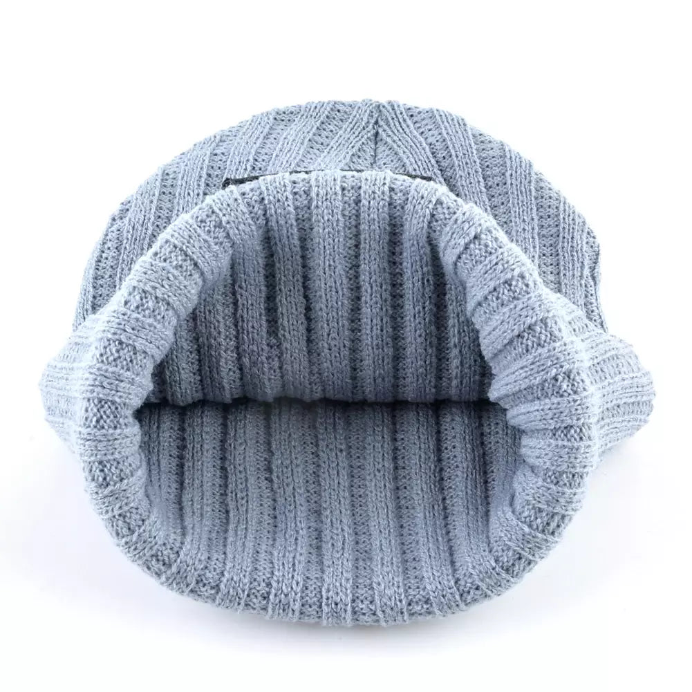 Wolf Knitted Beanie Soft Acrylic For All-Day Warmth - Urban Caps