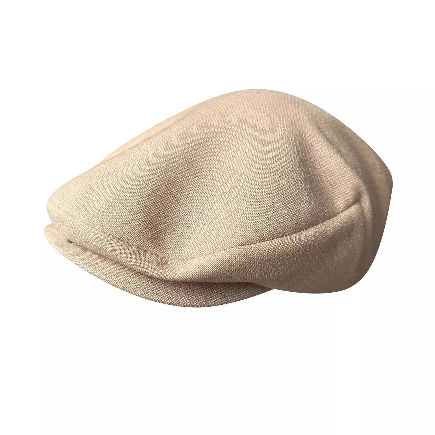 Wright Vintage Linen Flat Cap - Lightweight Linen Cap With A Timeless Silhouette