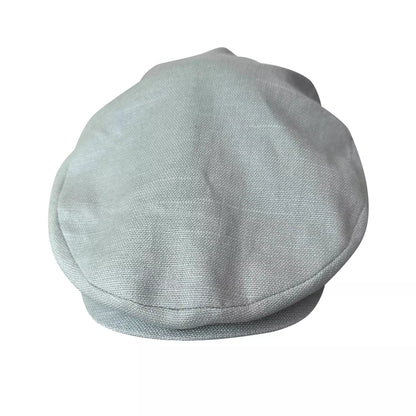 Wright Vintage Linen Flat Cap - Lightweight Linen Cap With A Timeless Silhouette