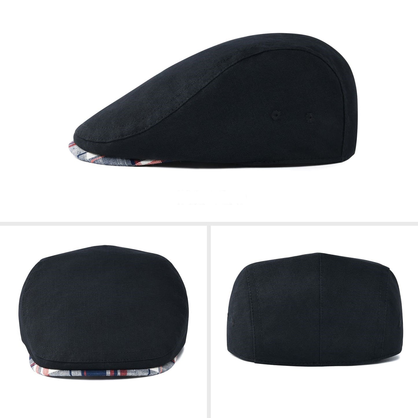 Yvoire Linen Flat Cap – Lightweight Breathable Ivy Hat