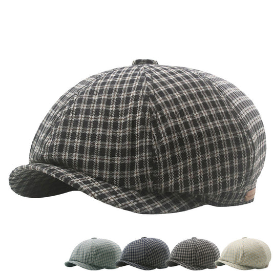 Casual British Small Lattice Beret Retro - Urban Caps 