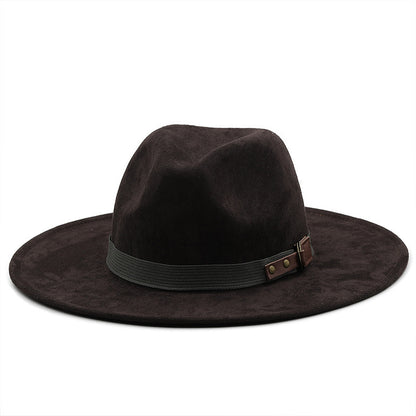 Army Green Ribbon Decoration Tibetan Top Hat Western Cowboy Hat - Urban Caps 