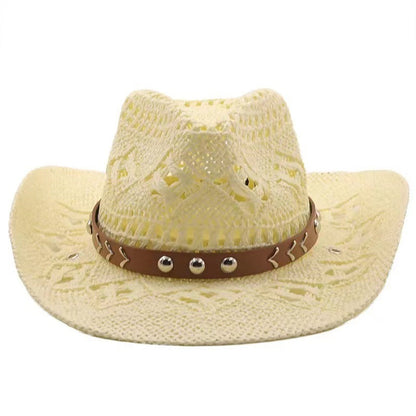 New Women's Beach Cowboy Straw Caps Sun Hat - Urban Caps 