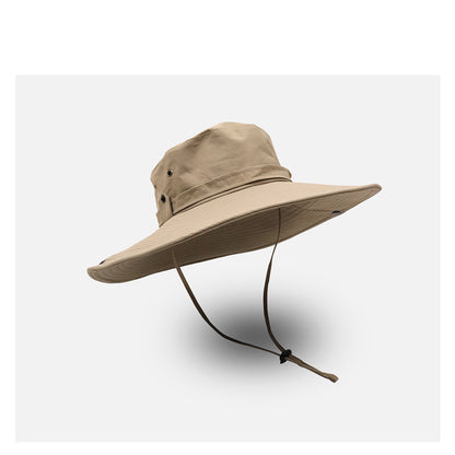 Summer Vacation Big Brim Sunscreen Outdoor Fishing Hiking Cowboy Hat - Urban Caps 