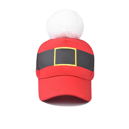 Christmas with Fur Ball All-Matching Baseball Cap