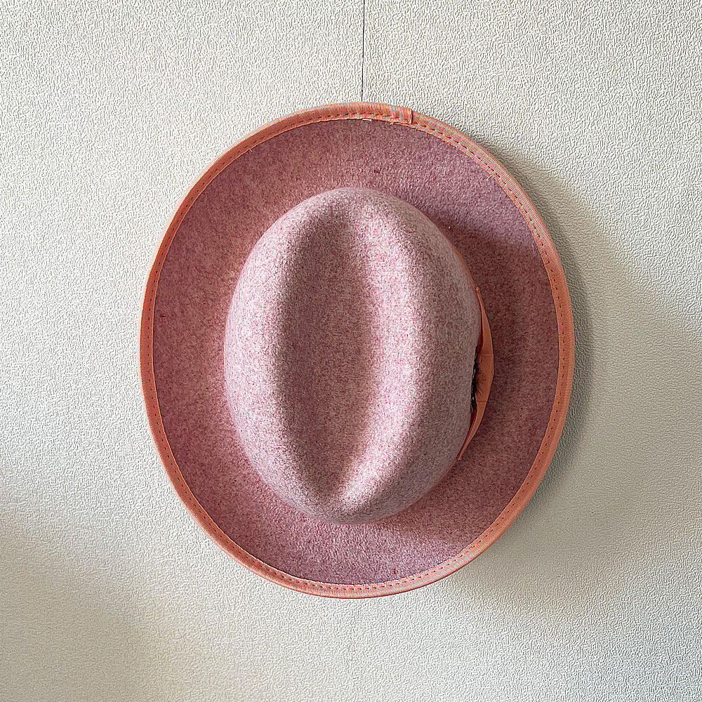 High-grade Fabric Handmade Feather Felt Cap Men's Hamburger Hatband Lining - Urban Caps 