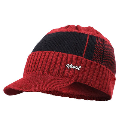Bib Autumn And Winter Plus Velvet Hat - Urban Caps 